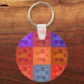 素敵な一日の色を持っている キーホルダー (正面)