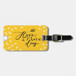 素敵な一日をバッグラベル ラゲッジタグ