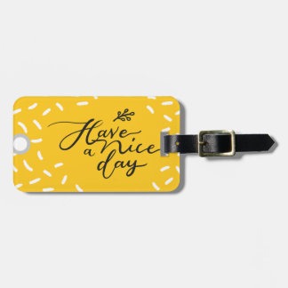 素敵な一日をバッグラベル ラゲッジタグ