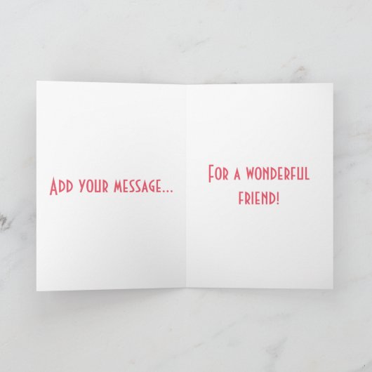 素敵な一日を過ごして50歳の誕生日おめでとう カード (内部)