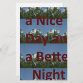 素敵な一日を過ごす.png 便箋 (正面/裏面)