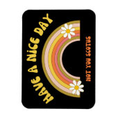 素敵な一日を過ごせNot Youスコタスレトロスタイル マグネット (縦)