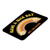 素敵な一日を過ごせNot Youスコタスレトロスタイル マグネット (左側)