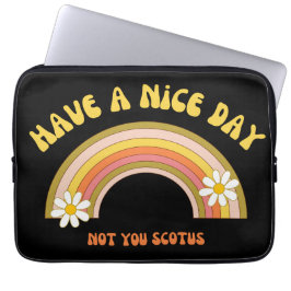 素敵な一日を過ごせNot Youスコタスレトロスタイル ラップトップスリーブ