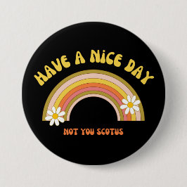 素敵な一日を過ごせNot Youスコタスレトロスタイル 缶バッジ