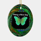 素敵な一日を、そしてより良い夜を バタフライ.png セラミックオーナメント (右)