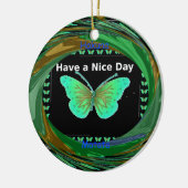 素敵な一日を、そしてより良い夜を バタフライ.png セラミックオーナメント (左)