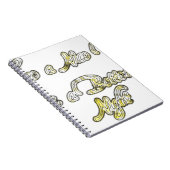 素敵な一日を & より良い夜を 引用アートプリント ノートブック (右側)