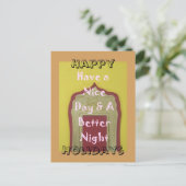 素敵な一日を & より良い夜を 額装アートプリント シーズンポストカード (スタンド正面)