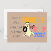 素敵な一日を ポストカード 水平 テンプレート (正面/裏面)