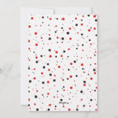 素敵な世界 シンプル フォト 新年 赤 ホリデー シーズンカード (裏面)