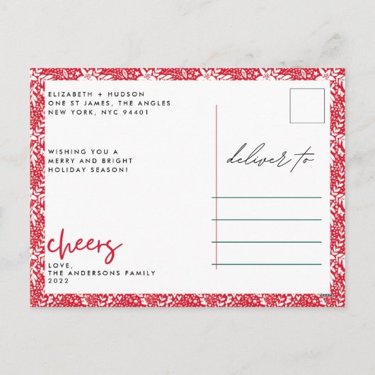 素敵な人生のクリスマスだ シーズンポストカード (裏面)