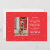 素敵な人生のクリスマスシンプル写真だ シーズンカード (裏面)