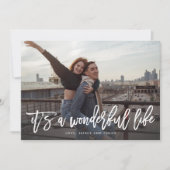 素敵な人生のクリスマスフォトカード シーズンカード (正面)