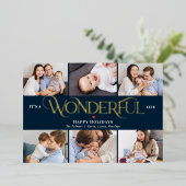 素敵な人生のホリデーカード クリスマスカード 箔シーズンカード (立ち正面)