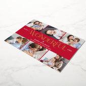 素敵な人生のホリデーカード クリスマスカード 箔シーズンカード (回転した状態)