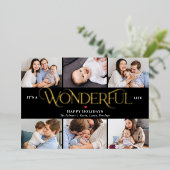 素敵な人生のホリデーカード クリスマスカード 箔シーズンカード (立ち正面)