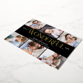 素敵な人生のホリデーカード クリスマスカード 箔シーズンカード (回転した状態)