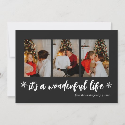 素敵な人生ブラッククリスマス3の写真 シーズンカード (正面)