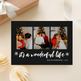 素敵な人生ブラッククリスマス3の写真 シーズンカード