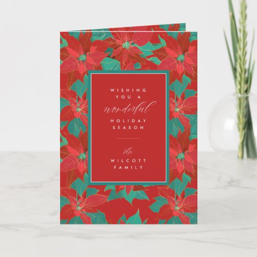 素敵な休日をお祈り |写真の追加 シーズンカード (正面)