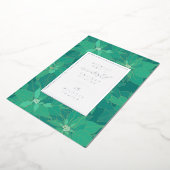 素敵な休日をお祈り |写真の追加 箔シーズンカード (回転した状態)