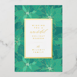 素敵な休暇をお過ごしください | 写真を追加 箔シーズンカード