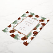 素敵な休暇をお過ごしください | 写真を追加 箔シーズンカード (回転した状態)