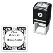 素敵な個人的な本の返却縁ど セルフインキングスタンプ (インサイチュ)