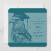 素敵な写真 卒業おめでとう 招待状 保存日付 (裏面)