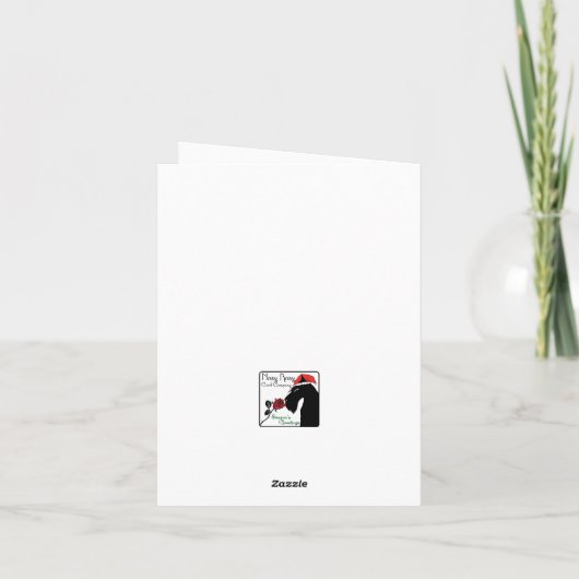 素敵な冬の日 カード (裏面)