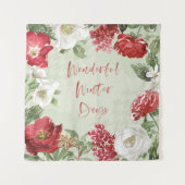 素敵な冬の日 タペストリー (正面(横))