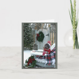 素敵な冬の日 ノートカード