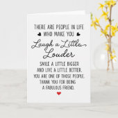 素敵な友達でいてくれてありがとう カード (黄色い花)