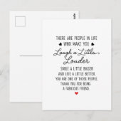 素敵な友達でいてくれてありがとう ポストカード (正面/裏面)