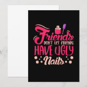 素敵な友達は汚い爪をしている 招待状 (正面/裏面)