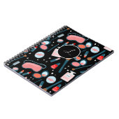 素敵な口紅メイクアップ化粧品美しいノート ノートブック (左側)