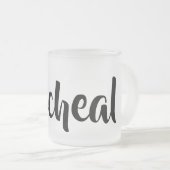 素敵な名前 フロストグラスマグカップ (正面右)