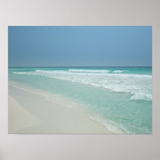 素敵な夏の日のビーチ ポスター (正面)