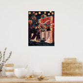 素敵な夜のパーティーにハロウィーンの衣装 ポスター (キッチン)