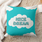 素敵な夢の雲ペタン模様 クッション (ブランケット)