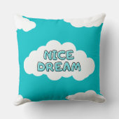 素敵な夢の雲ペタン模様 クッション (裏面)