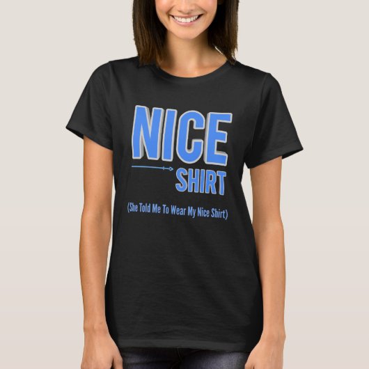 素敵な夫の妻ママのカップルのジョークgag男性 tシャツ (正面)
