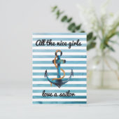 素敵な女の子はみんなセーラー葉書が好きだ ポストカード (スタンド正面)