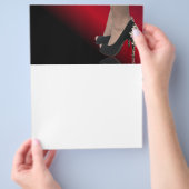 素敵な女性の靴 チラシ (手)