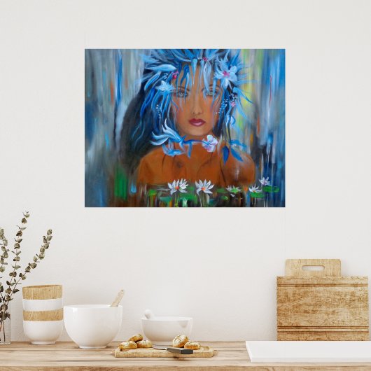 素敵な女性 ポスター (キッチン)