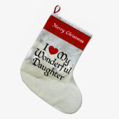 「素敵な娘が大好き」クリスマスストッキング ラージクリスマスストッキング (正面 (吊り時))