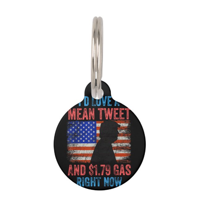 素敵な嫌味なツイートが欲しい ペット　ネームタグ (正面)