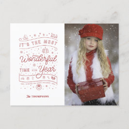 素敵な季節/クリスマスのはがき シーズンポストカード