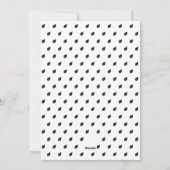 素敵な家族写真黒い葉メリークリスマス シーズンカード (裏面)